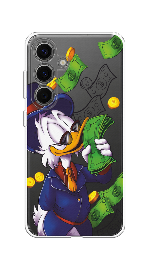 

Чехол на Samsung Galaxy S25 Scrooge McDuck with Money, Синий;зеленый;белый, 2110350-1