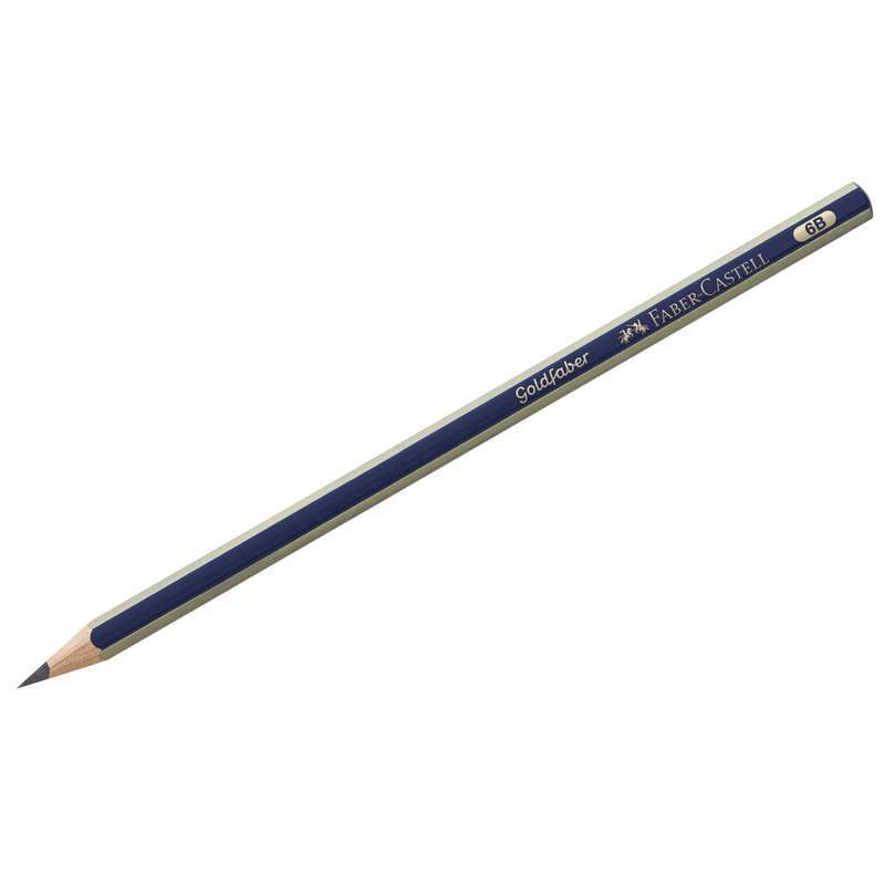 Карандаш чернографитовый Faber-Castell Goldfaber 1221 286137 6B 12 шт 1037₽