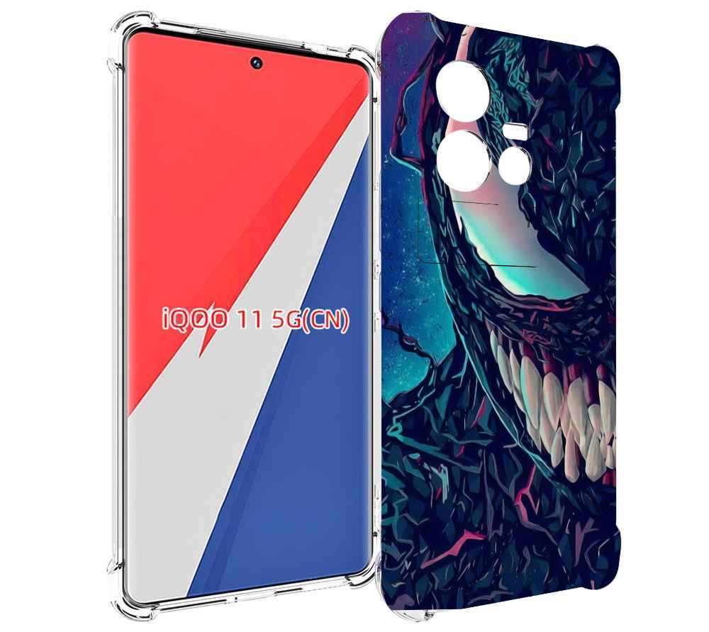 

Чехол MyPads полу веном для Vivo iQOO 11, Прозрачный, Tocco