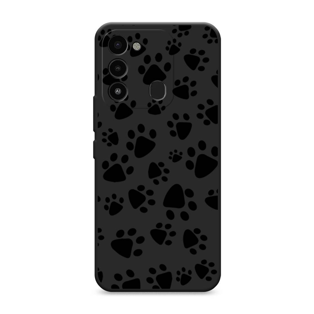 

Чехол Awog "Лапки черные" для Tecno Spark 8C, 301352-1