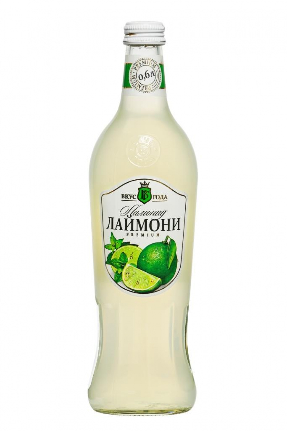 

Лимонад Лаймони Вкус Года Premium сильногазированный 0,6 л