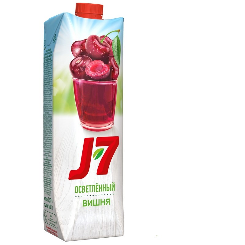 Нектар J7 вишня 0,97 л