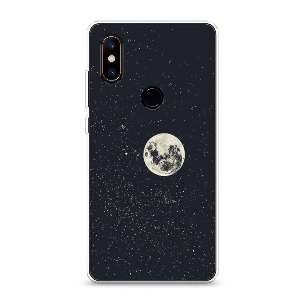 

Чехол на Xiaomi Mi Mix 2S "Полнолуние", Красный, 33450-2