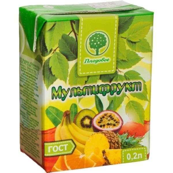 

Нектар Плодовое мультифрукт 0,2 л