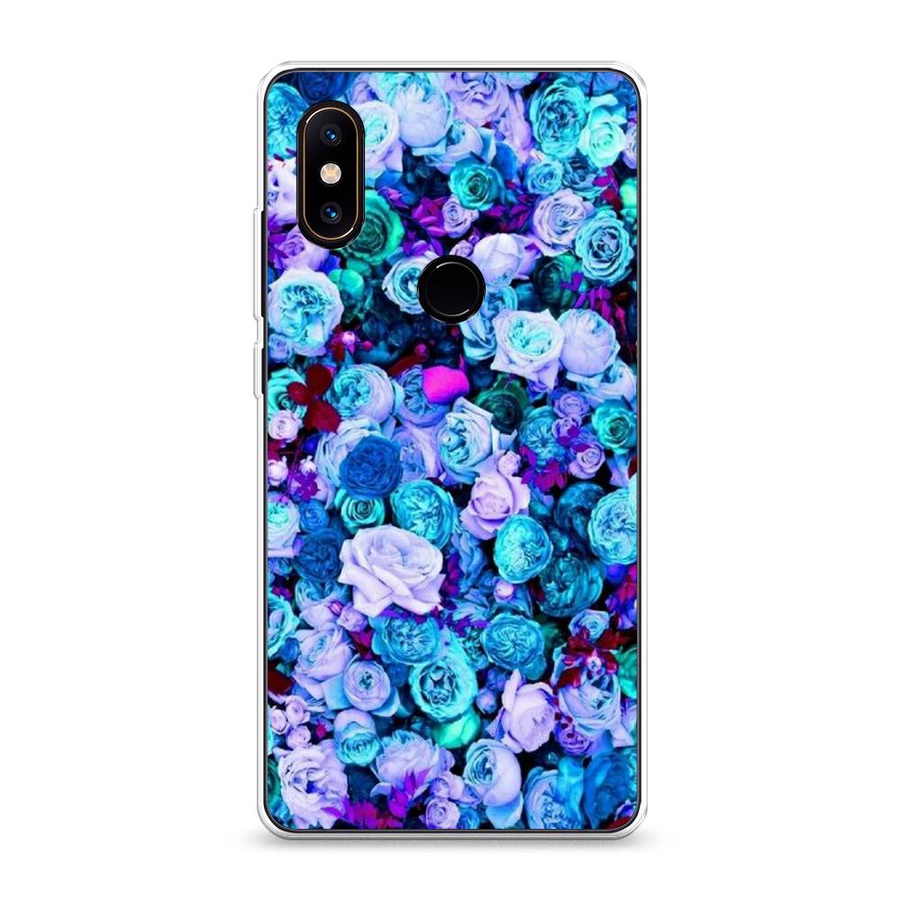 

Чехол на Xiaomi Mi Mix 2S "Цветочный ковер", Фиолетовый, 33450-2