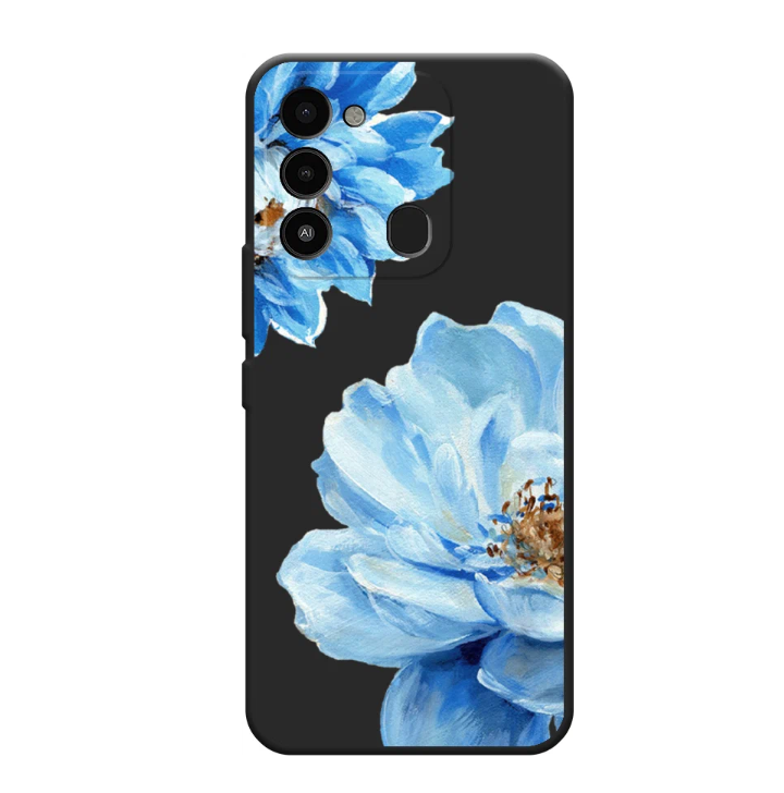 

Чехол Awog "Голубые клематисы" для Tecno Spark 8C, Разноцветный, 301352-1