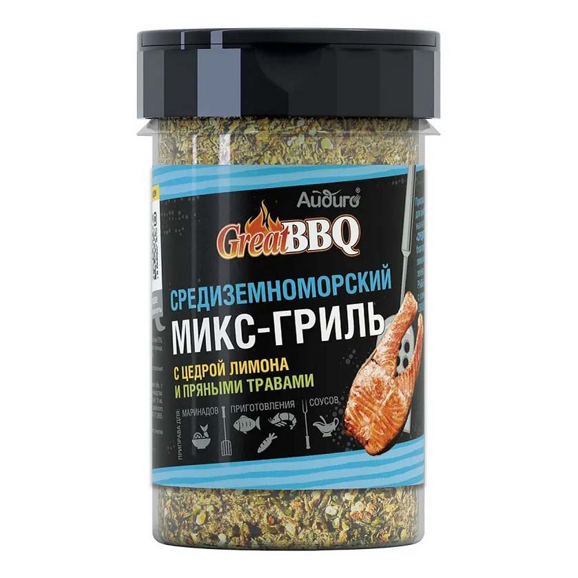 Приправа Айдиго GreatBBQ Средиземноморский микс-гриль 160 г 735₽