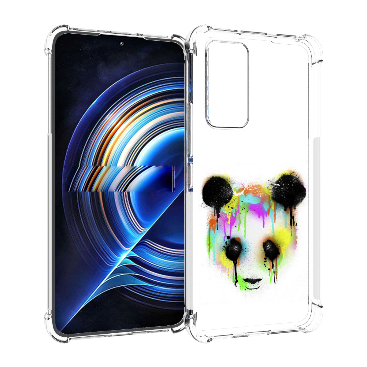 

Чехол MyPads Радужная панда для Tecno Camon 19 Neo, Прозрачный, Tocco
