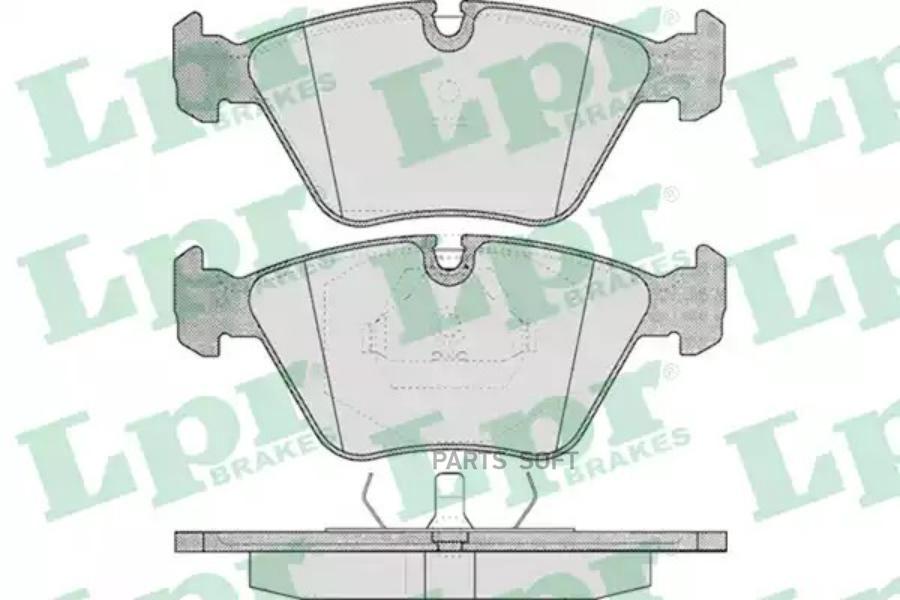 

Тормозные колодки Lpr дисковые 05p296