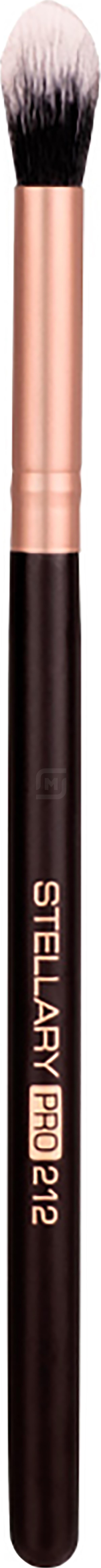 Кисть для теней STELLARY Brush №212 синтетическая, черная luxvisage кисть косметическая для пудровых текстур