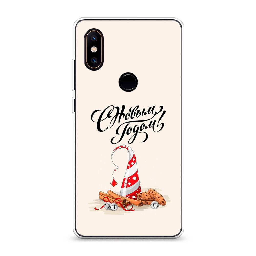 

Чехол на Xiaomi Mi Mix 2S "Подарки на Новый Год", Бежевый;красный;черный, 33450-5