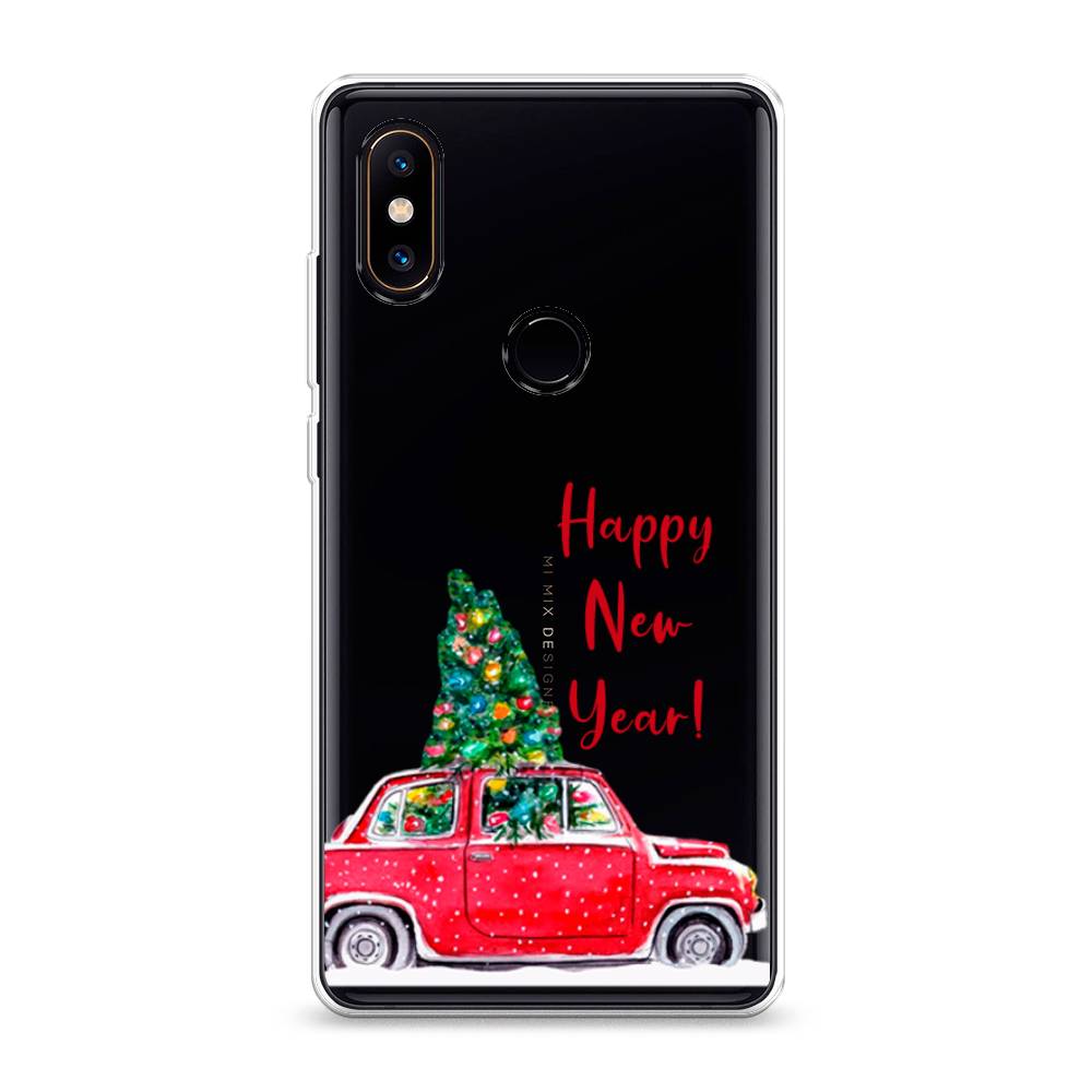 

Чехол на Xiaomi Mi Mix 2S "Happy New Year", Красный;зеленый, 33450-5