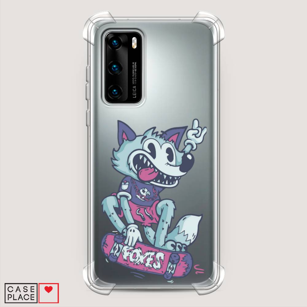 

Чехол Awog на Huawei P40 "Foxes", Голубой;фиолетовый, 610851-1