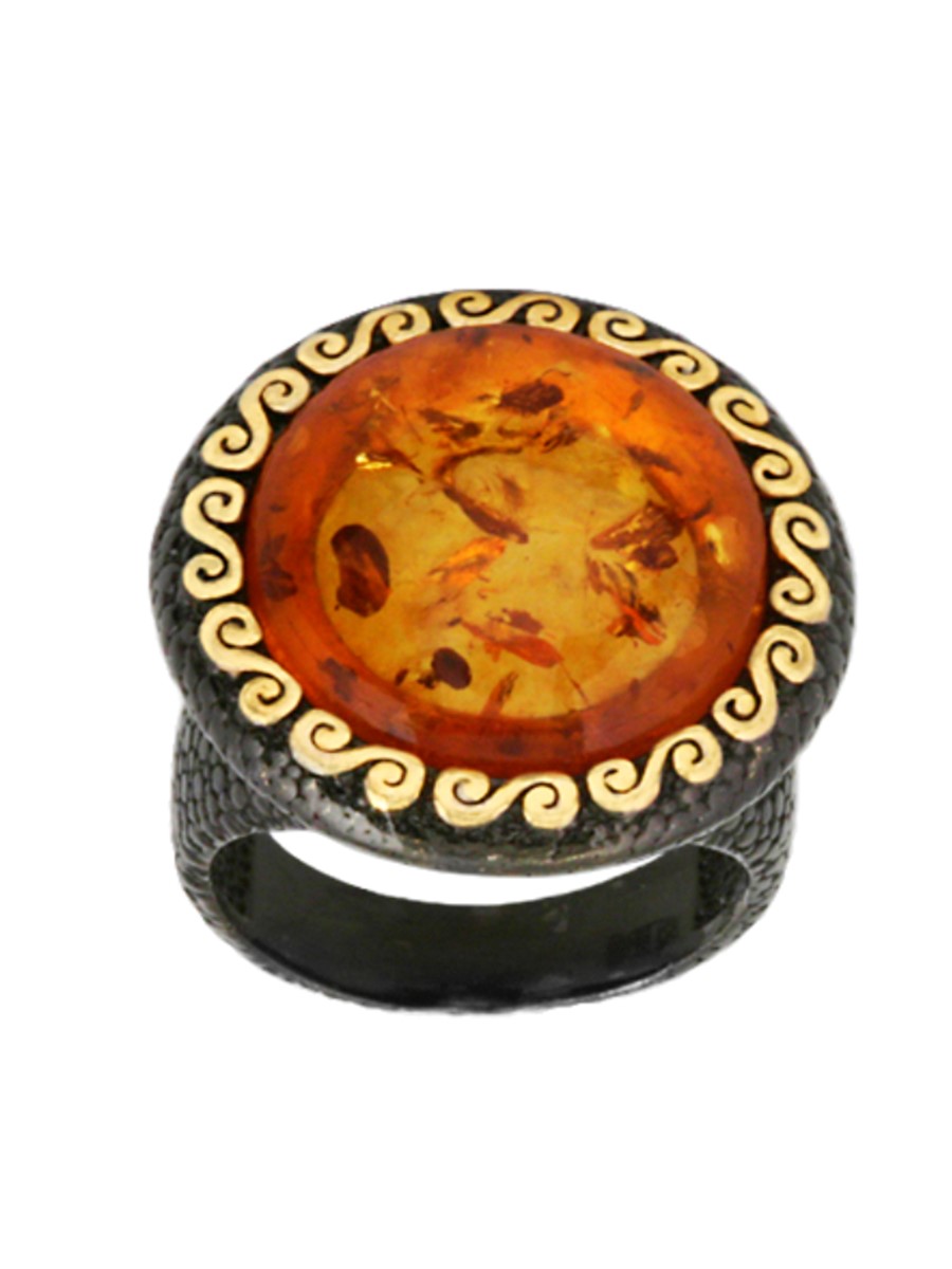 Перстень из серебра без вставки р. 19 Балтийское золото 71161348-bz_19