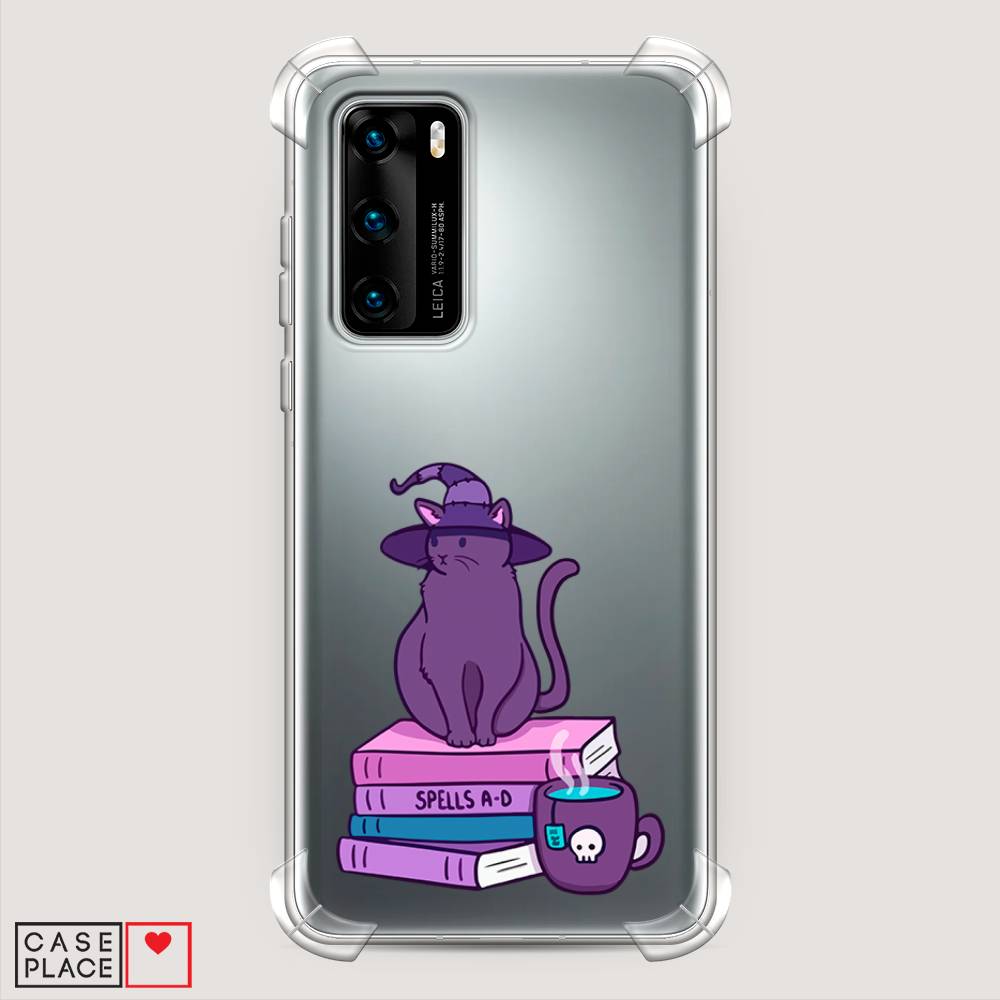 

Чехол Awog на Huawei P40 "Magic Cat", Розовый, 610851-1