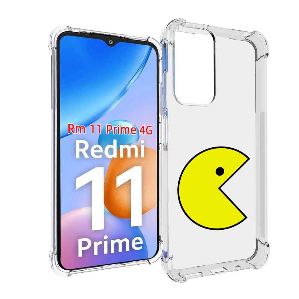 

Чехол MyPads pacman-пекмен для Xiaomi Redmi 11 Prime 4G, Прозрачный, Tocco
