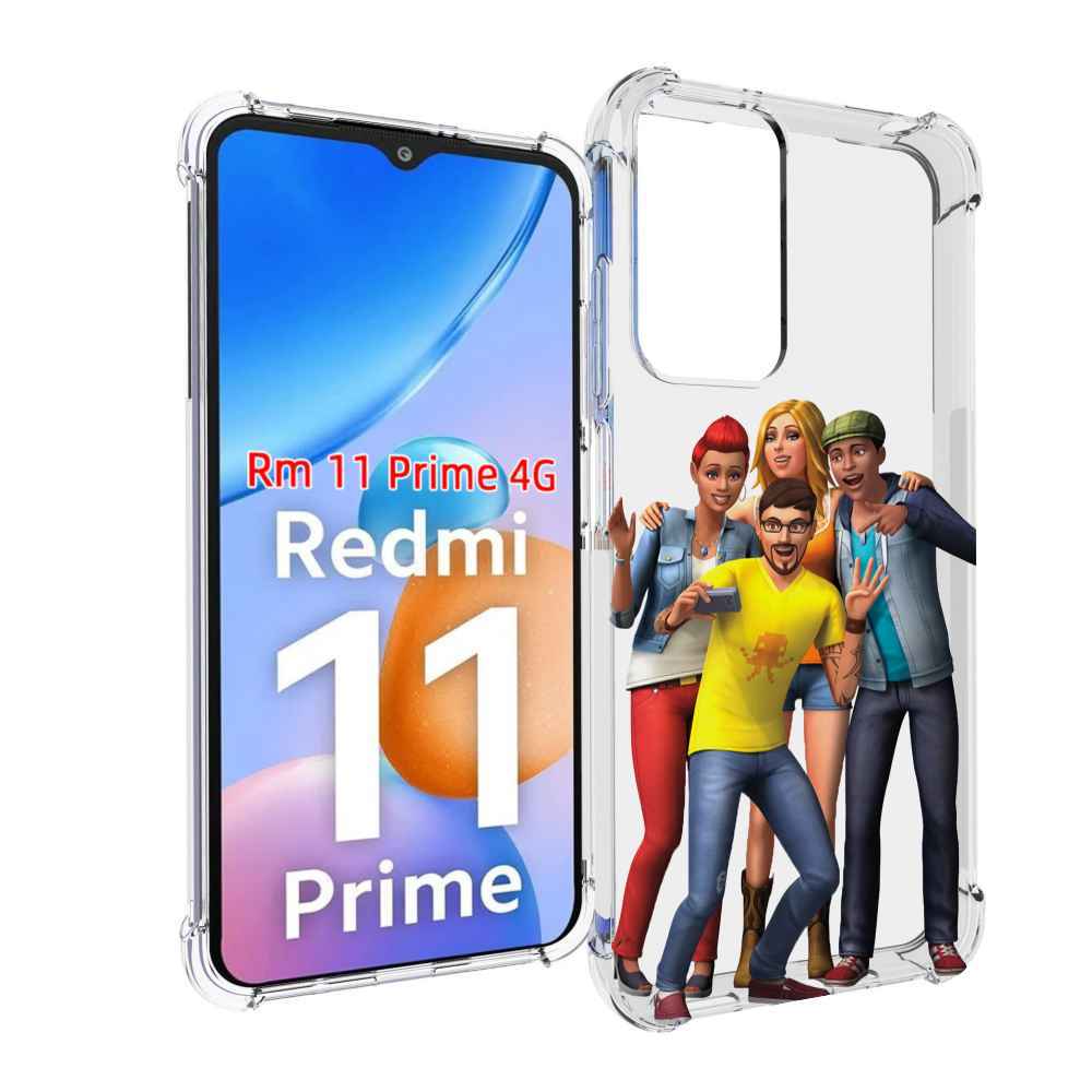 Чехол MyPads sims для Xiaomi Redmi 11 Prime 4G