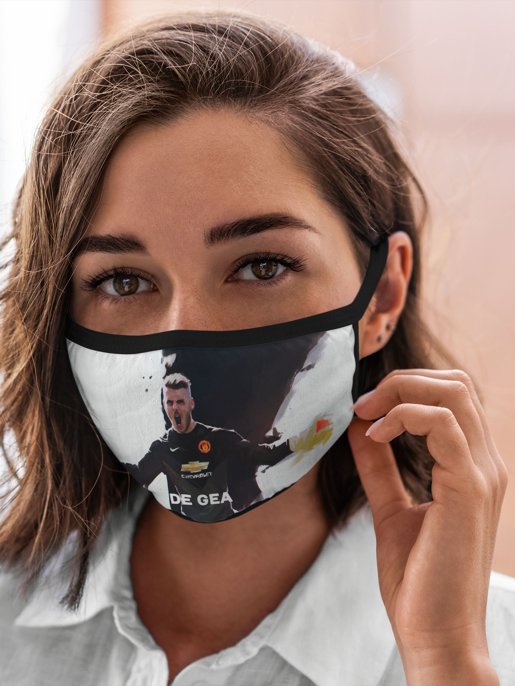 

Многоразовая маска унисекс Burnettie Manchester United De Gea, Разноцветный, Manchester United De Gea