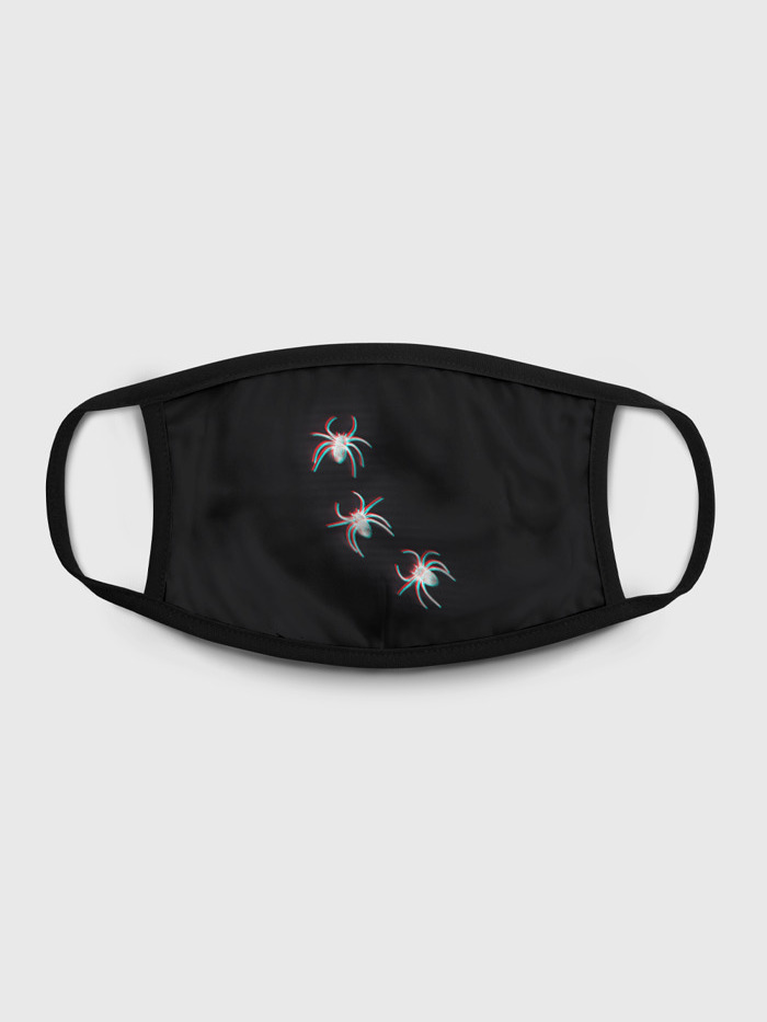 

Многоразовая маска унисекс Burnettie Glitch Spiders, Разноцветный, Glitch Spiders