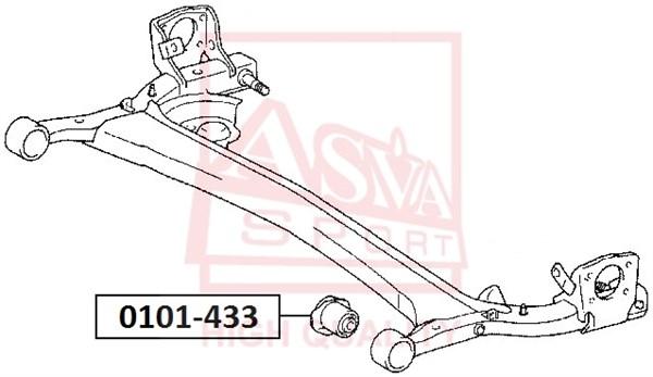 

Сайлентблок Toyota Echo/Platz 99>05 ASVA 0101433