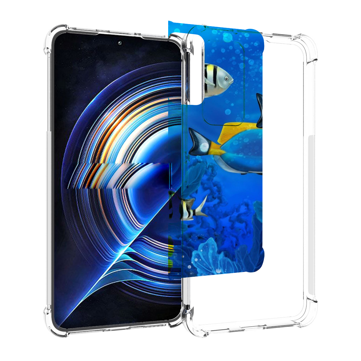 

Чехол MyPads Рыбки для Tecno Camon 19 Neo, Прозрачный, Tocco