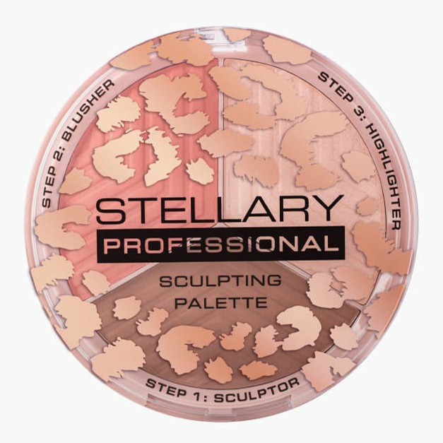 Купить Контуринг для лица Stellary Sculpting Palette 3 в 1 02 9, 1 г