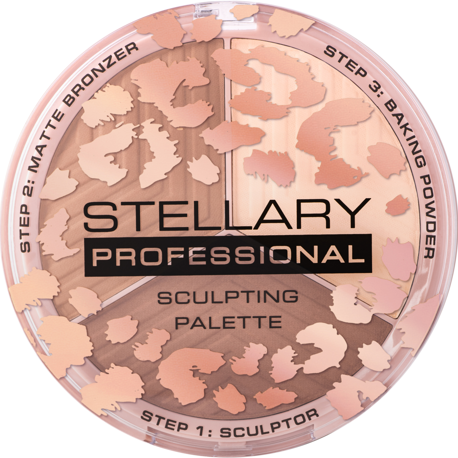 Контуринг для лица STELLARY Sculpting Palette 3 в 1 скульптор, пудра, бронзер тон 02 12 г