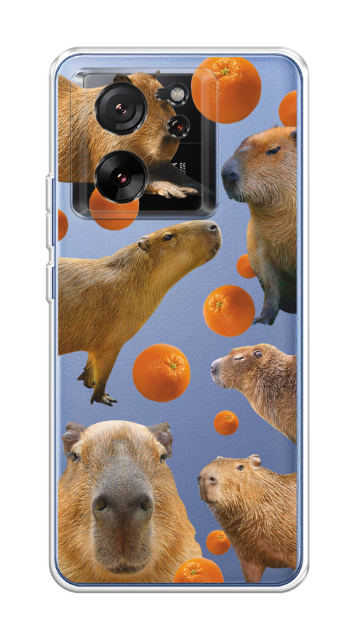 

Чехол на Xiaomi 13T "Капибара и апельсины", Бежевый;оранжевый, 319850-1