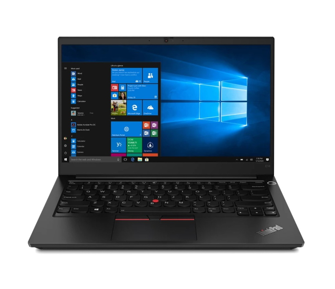 фото Ноутбук lenovo thinkpad e14 gen 2 black (20t6007jrt)