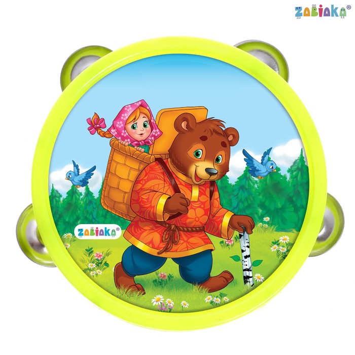 

Музыкальная игрушка бубен Машенька и медведь!