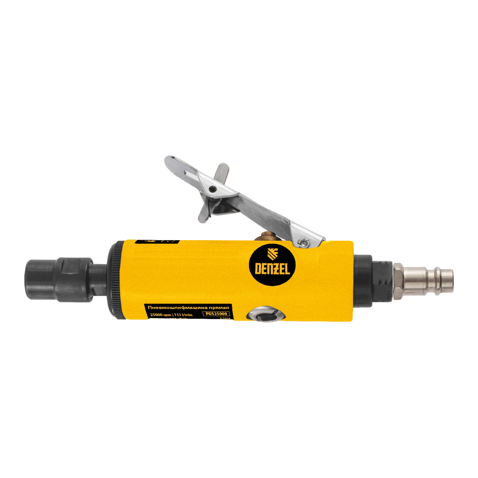 Прямая пневмошлифмашина DENZEL PGS25000 25000 обмин 57464 205000₽