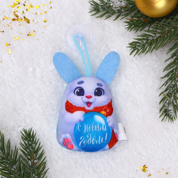 

Игрушка-антистресс с присоской «С Новым годом!»