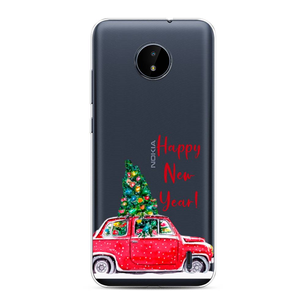 

Чехол на Nokia C10"Happy New Year", Красный;зеленый, 124450-5