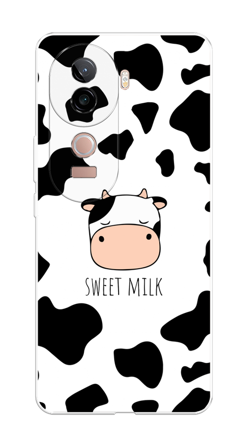 

Чехол на Vivo V40e Sweet milk, Розовый;белый;черный, 2611950-1