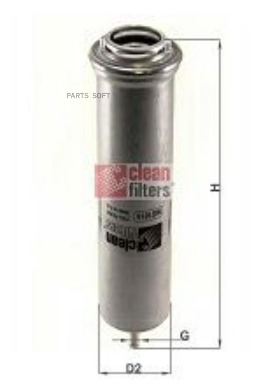 

Фильтр Топл. Clean filters арт. MG1615A