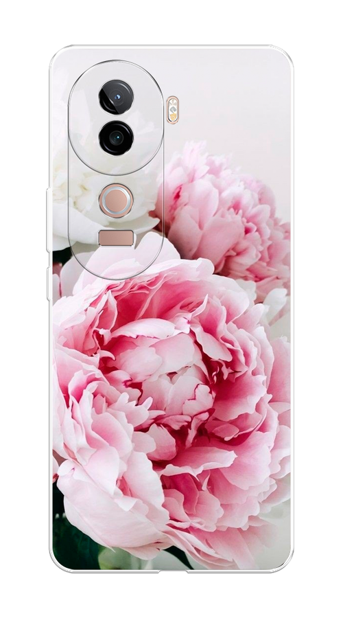 

Чехол на Vivo V40e Розовые и белые пионы, Розовый;белый, 2611950-1