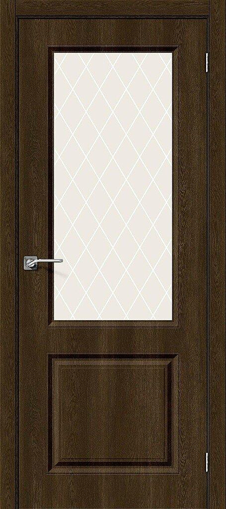 

Дверь Скинни-13 Dark Barnwood White Сrystal Браво, Bravo 200*60
