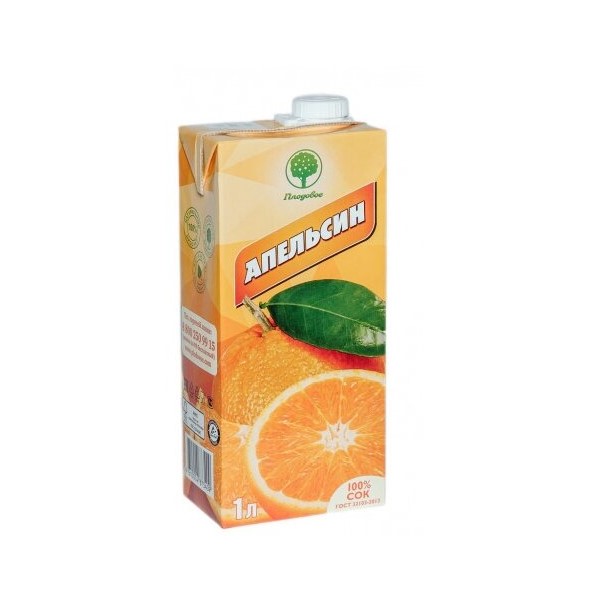 Сок Плодовое апельсиновый 1 л