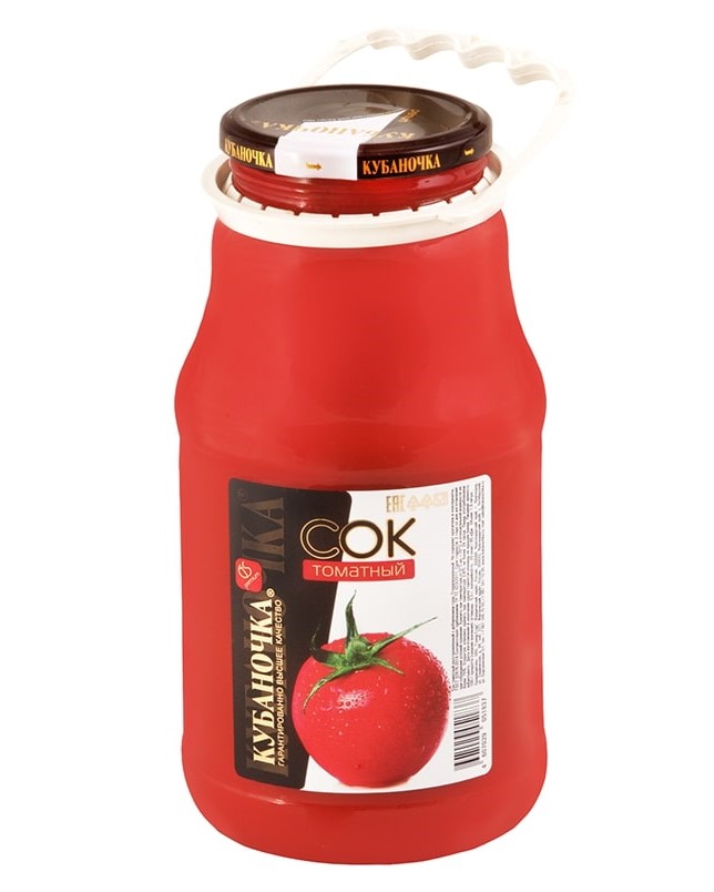 

Сок Кубаночка томатный 1,9 л