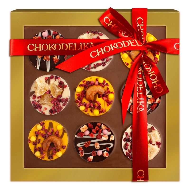 Шоколад ChokodelikaВ ритме Чоко с украшением 220 г