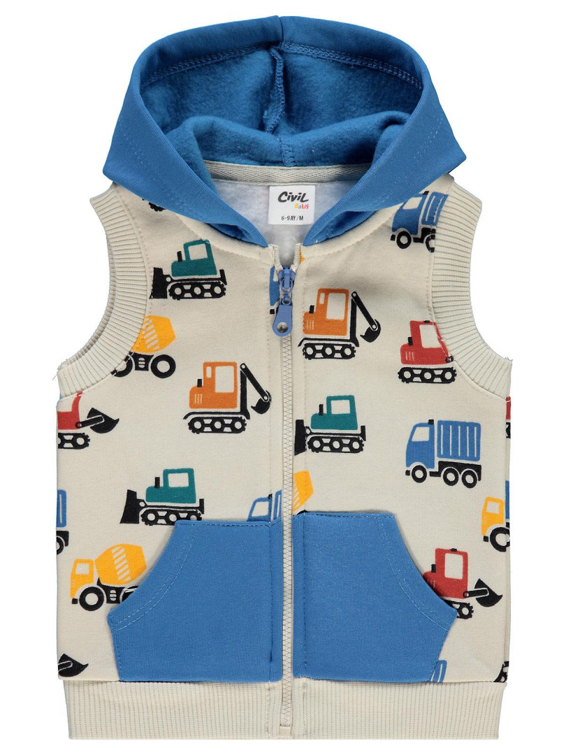 

Жилет с капюшоном Civil Baby 44330E605K21-1 индиго 6-9 мес (доставка из-за рубежа), 44330E605