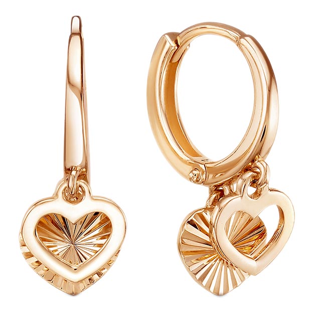 

Серьги из красного золота Delta 2203834-d, 2203834-d