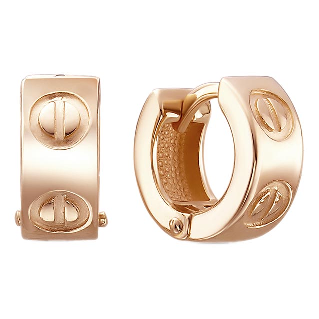 

Серьги из красного золота Delta 2204124-d, 2204124-d