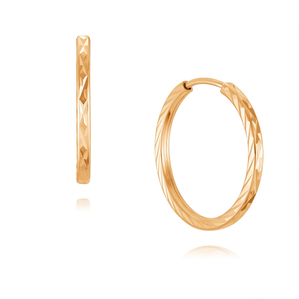 

Серьги конго из золота AdamaS 22041893/03-А507-01, 22041893/03-А507-01