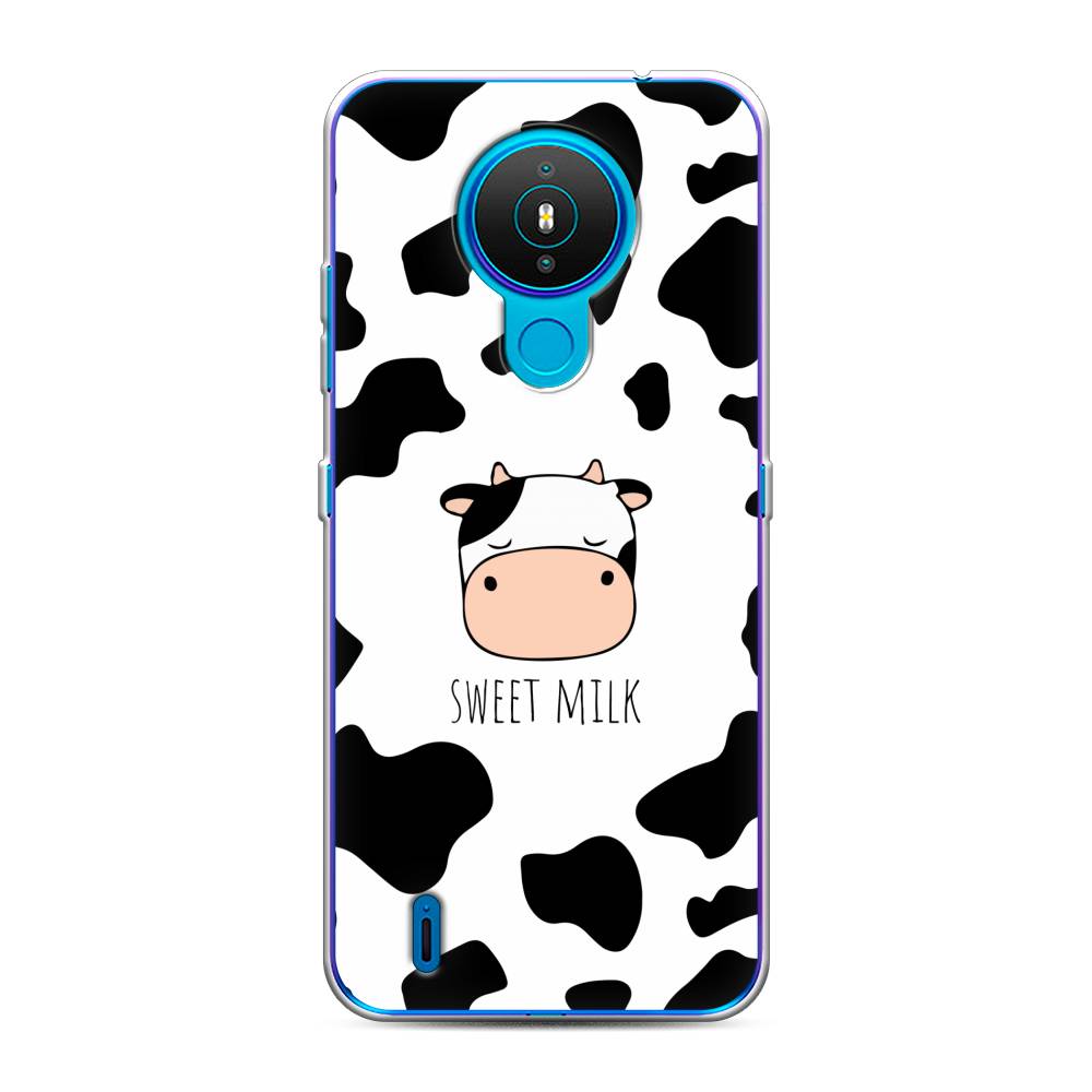 

Чехол на Nokia 1.4 "Sweet milk", Розовый;белый;черный, 124550-1