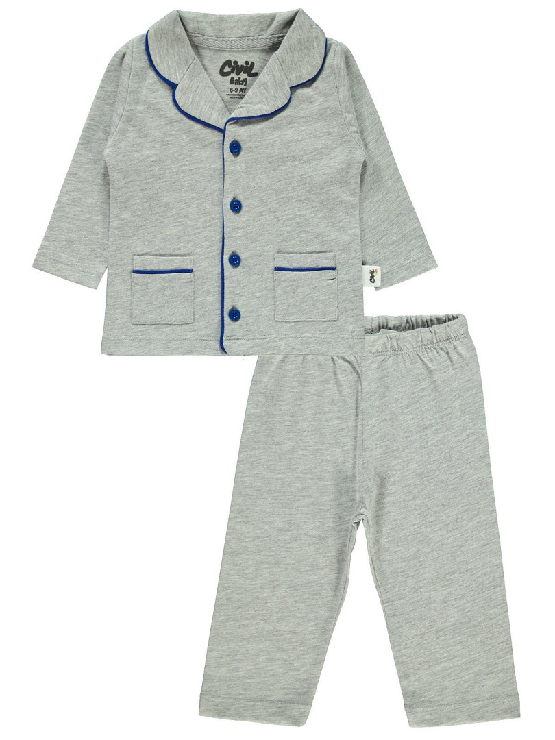 

Пижама Civil Baby 22330D760Y11-1 светло-серый 6-9 мес (доставка из-за рубежа), 22330D760Y11-1