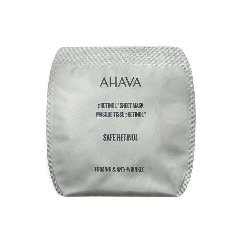 Ahava Safe Retinol Тканевая маска для лица с комплексом pretinol 17гр.
