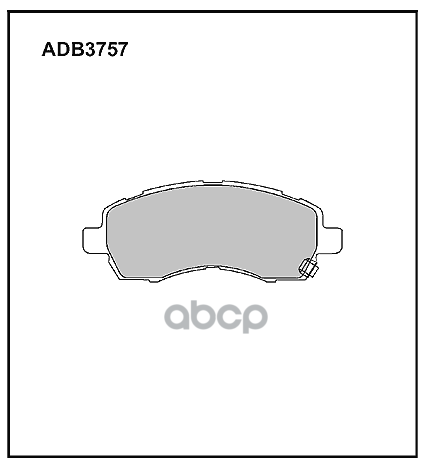 

Комплект тормозных колодок ALLIED NIPPON adb3757