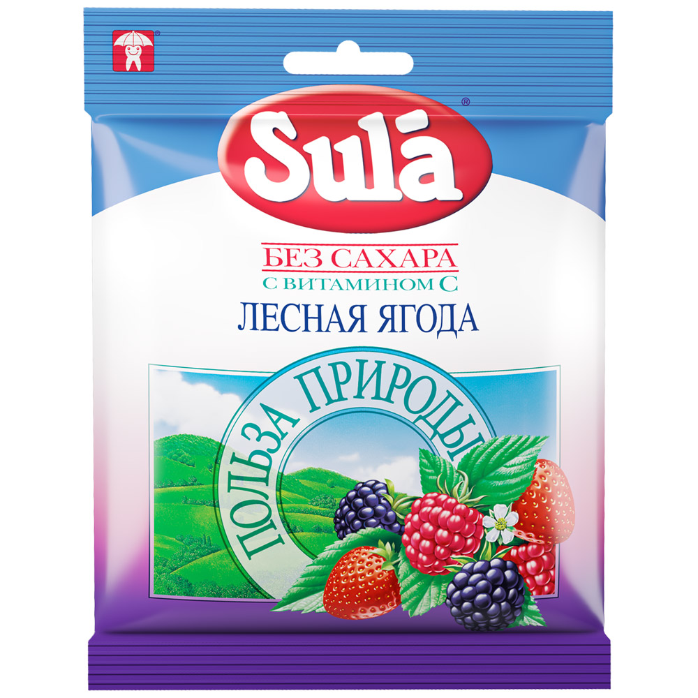 Леденцы Sula Лесная ягода 60 г