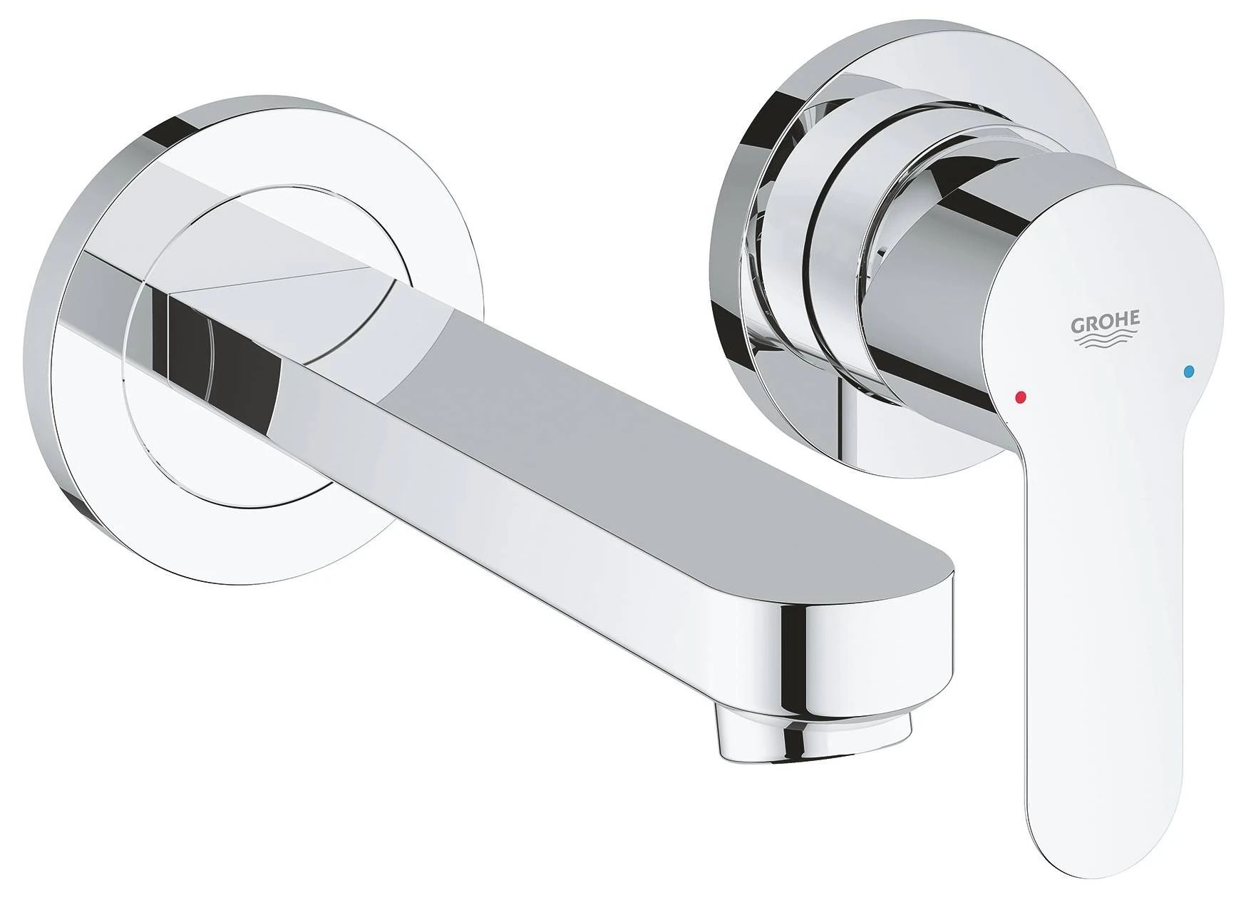 Смеситель для раковины Grohe BauEdge 20474001 с внутренней частью, хром